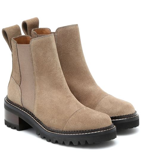 see by chloe mallory chelsea boots|see by CHLOE. hiking boots.